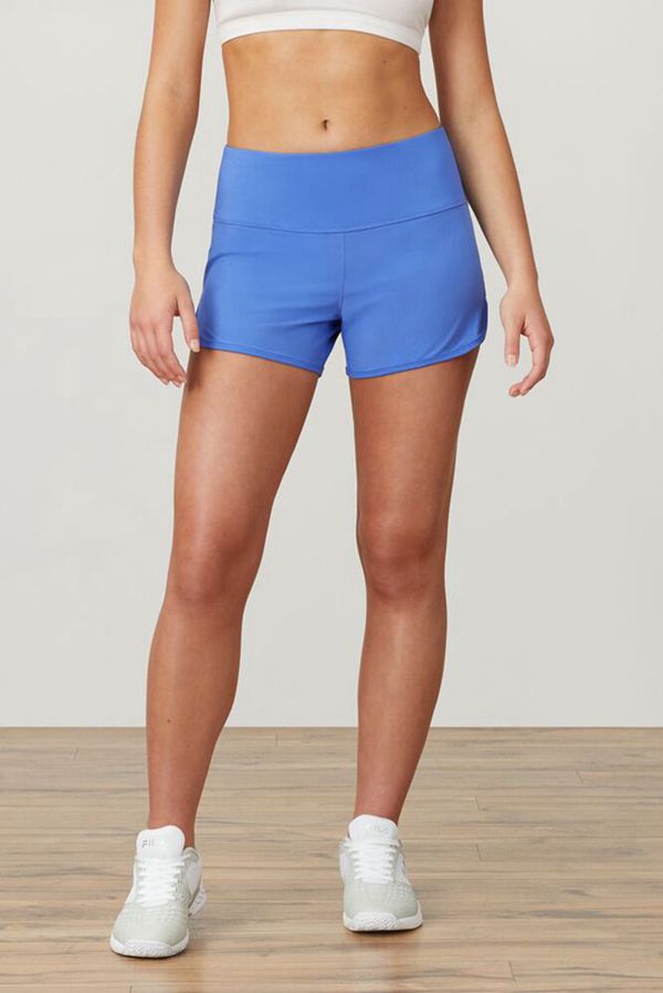 Fila Essentials Stretch Woven Women's Shorts - Blue,NZ 157-41968